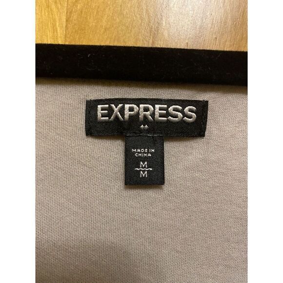 Express Women's Racerback Sequin Tank Top Flowy Gray /Silver Size M - Picture 6 of 8